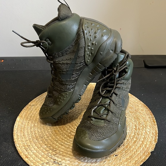 Nike Lupinek Fly Knit Defender Cargo Military Sneakers Size 10 - Picture 13 of 16